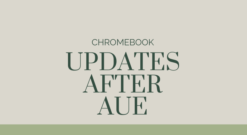 Why am I getting updates after Chromebook reached AUE ?